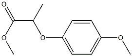 2-(4-Methoxyphenoxy)propanoic acid methyl ester 구조식 이미지