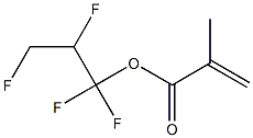 Methacrylic acid (1,1,2,3-tetrafluoropropyl) ester 구조식 이미지