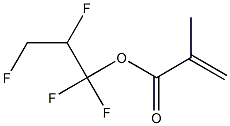 Methacrylic acid (1,1,2,3-tetrafluoropropyl) ester Structure