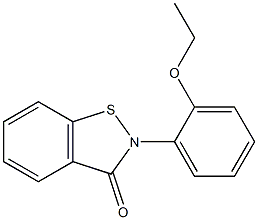 2-(2-Ethoxyphenyl)-1,2-benzisothiazol-3(2H)-one 구조식 이미지