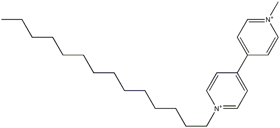 1-Tetradecyl-1'-methyl-4,4'-bipyridinium 구조식 이미지