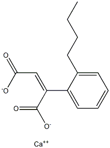 2-(2-Butylphenyl)maleic acid calcium salt Structure