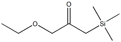 1-Ethoxy-3-trimethylsilyl-2-propanone 구조식 이미지