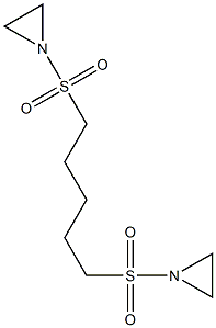 1,1'-(Pentamethylenebissulfonyl)bisaziridine Structure