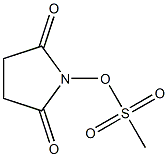 Methanesulfonic acid 2,5-dioxopyrrolidine-1-yl ester 구조식 이미지
