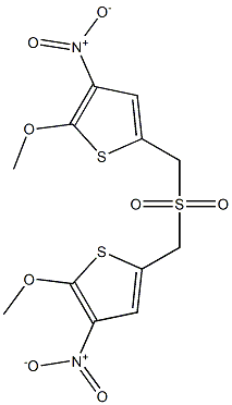 5-Methoxy-4-nitrothiophen-2-yl(methyl) sulfone 구조식 이미지