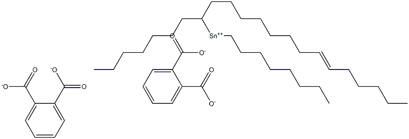 Bis[phthalic acid 1-(8-tetradecenyl)]dioctyltin(IV) salt 구조식 이미지