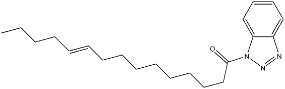 1-(10-Pentadecenoyl)-1H-benzotriazole 구조식 이미지