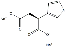 [S,(+)]-2-(3-Thienyl)succinic acid disodium salt 구조식 이미지