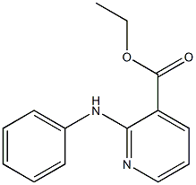 2-Phenylaminopyridine-3-carboxylic acid ethyl ester Structure