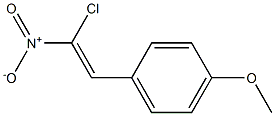 4-Methoxy-1-(2-chloro-2-nitrovinyl)benzene 구조식 이미지