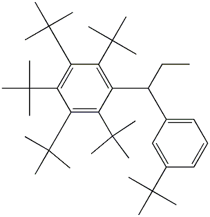 1-(Penta-tert-butylphenyl)-1-(3-tert-butylphenyl)propane 구조식 이미지