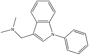 3-Dimethylaminomethyl-1-phenyl-1H-indole Structure