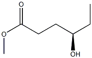 (R)-4-Hydroxyhexanoic acid methyl ester Structure