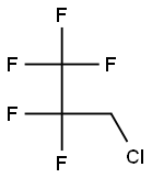 3-Chloro-1,1,1,2,2-pentafluoropropane Structure