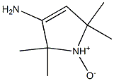 2,2,5,5-Tetramethyl-3-amino-3-pyrroline 1-oxide 구조식 이미지