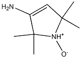 2,2,5,5-Tetramethyl-3-amino-3-pyrroline 1-oxide Structure