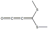 3,3-Bis(methylthio)-1,2-propanedien-1-one Structure