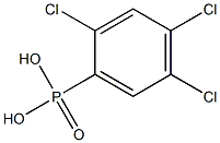 2,4,5-Trichlorophenylphosphonic acid 구조식 이미지