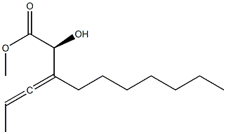 (2S,3R)-2-Hydroxy-3-heptyl-3,4-hexadienoic acid methyl ester 구조식 이미지