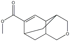 3,4,4a,7,8,8a-Hexahydro-4,7-methano-1H-2-benzopyran-6-carboxylic acid methyl ester 구조식 이미지