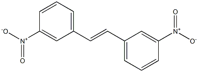 (E)-3,3'-Dinitrostilbene Structure