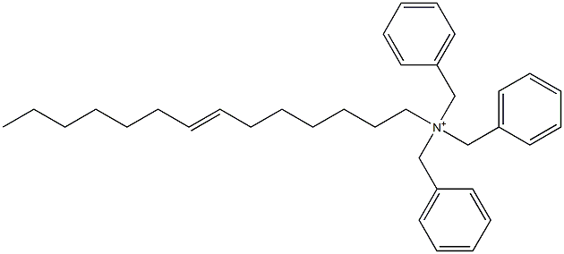 (7-Tetradecenyl)tribenzylaminium 구조식 이미지