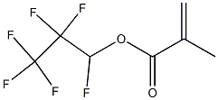 Methacrylic acid (1,2,2,3,3,3-hexafluoropropyl) ester 구조식 이미지