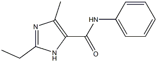 N-Phenyl-4-methyl-2-ethyl-1H-imidazole-5-carboxamide Structure