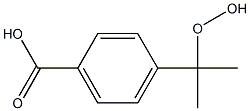 p-(1-Hydroperoxy-1-methylethyl)benzoic acid 구조식 이미지