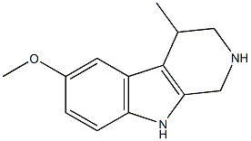 1,2,3,4-Tetrahydro-6-methoxy-4-methyl-9H-pyrido[3,4-b]indole 구조식 이미지