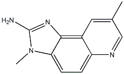 2-Amino-3,8-dimethyl-3H-imidazo[4,5-f]quinoline Structure