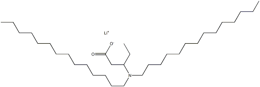 3-(Ditetradecylamino)valeric acid lithium salt 구조식 이미지