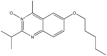 2-Isopropyl-4-methyl-6-pentyloxyquinazoline 3-oxide Structure