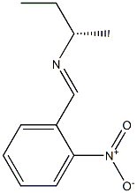 [S,(+)]-1-Methyl-N-(o-nitrobenzylidene)-1-propanamine 구조식 이미지