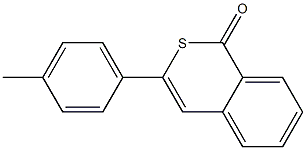 3-(4-Methylphenyl)-1H-2-benzothiopyran-1-one Structure