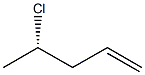 [S,(+)]-4-Chloro-1-pentene 구조식 이미지