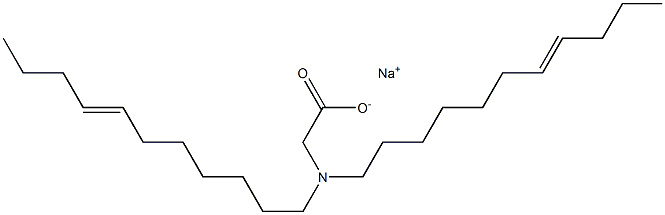 N,N-Di(7-undecenyl)aminoacetic acid sodium salt Structure