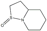 Hexahydro-2H-isothiazolo[2,3-a]pyridine 1-oxide 구조식 이미지