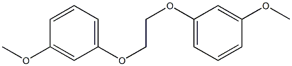 1,2-Bis(3-methoxyphenoxy)ethane Structure