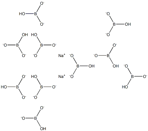 Disodium decaborate 구조식 이미지