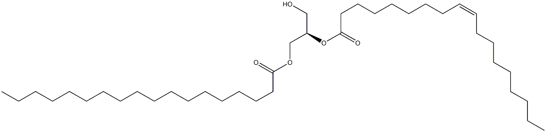 (R)-3-(Stearoyloxy)-2-(oleoyloxy)-1-propanol 구조식 이미지
