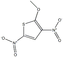 2-Methoxy-3,5-dinitrothiophene Structure