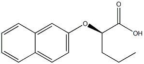 [R,(+)]-2-(2-Naphtyloxy)valeric acid 구조식 이미지