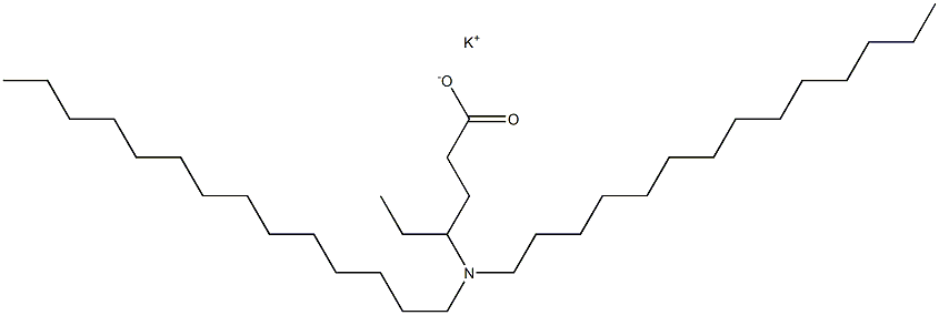 4-(Ditetradecylamino)hexanoic acid potassium salt Structure