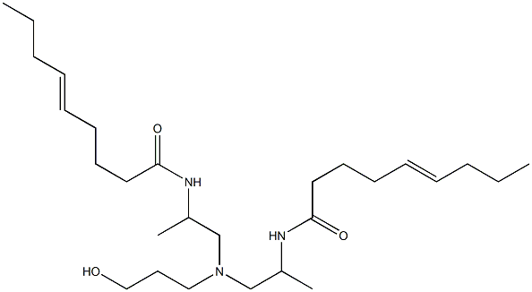 N,N'-[3-Hydroxypropyliminobis(1-methyl-2,1-ethanediyl)]bis(5-nonenamide) Structure