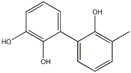 3'-Methyl-1,1'-biphenyl-2,2',3-triol Structure