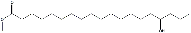 16-Hydroxynonadecanoic acid methyl ester 구조식 이미지