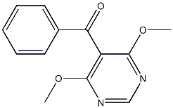 4,6-Dimethoxy-5-benzoylpyrimidine 구조식 이미지