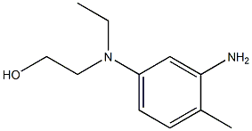 2-[Ethyl(3-amino-4-methylphenyl)amino]ethanol 구조식 이미지